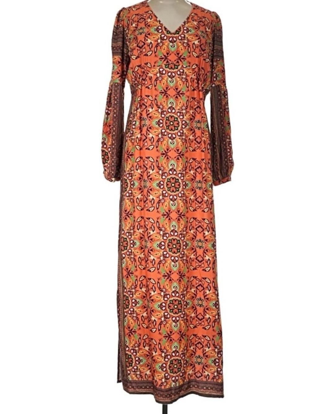 FARM Rio X Anthropologie Clarabelle Maxi Dress Size Medium - Picture 8 of 8